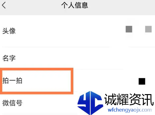 微信拍一拍在哪里改设置