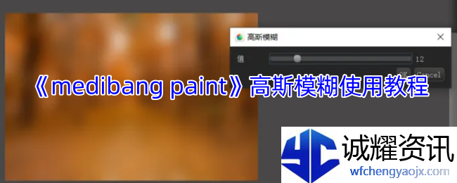 《medibang paint》高斯模糊使用教程