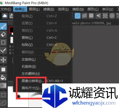 《medibang paint》设置画布尺寸方法