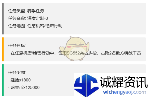 《三角洲行动》S4赛季最新3x3任务一览