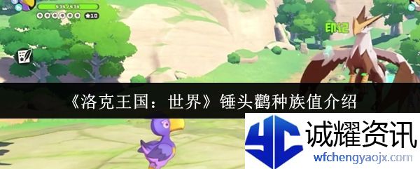 《洛克王国：世界》锤头鹳种族值介绍