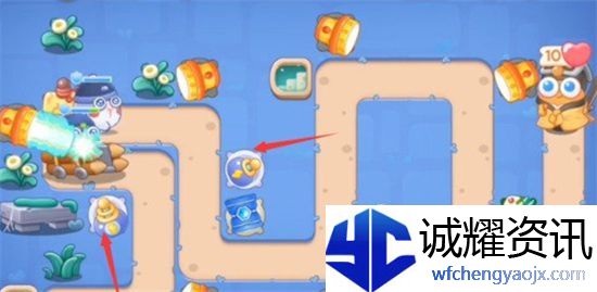 保卫萝卜4阿波道长第21关攻略