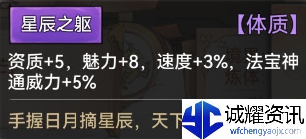 《最强祖师》全体质图鉴一览