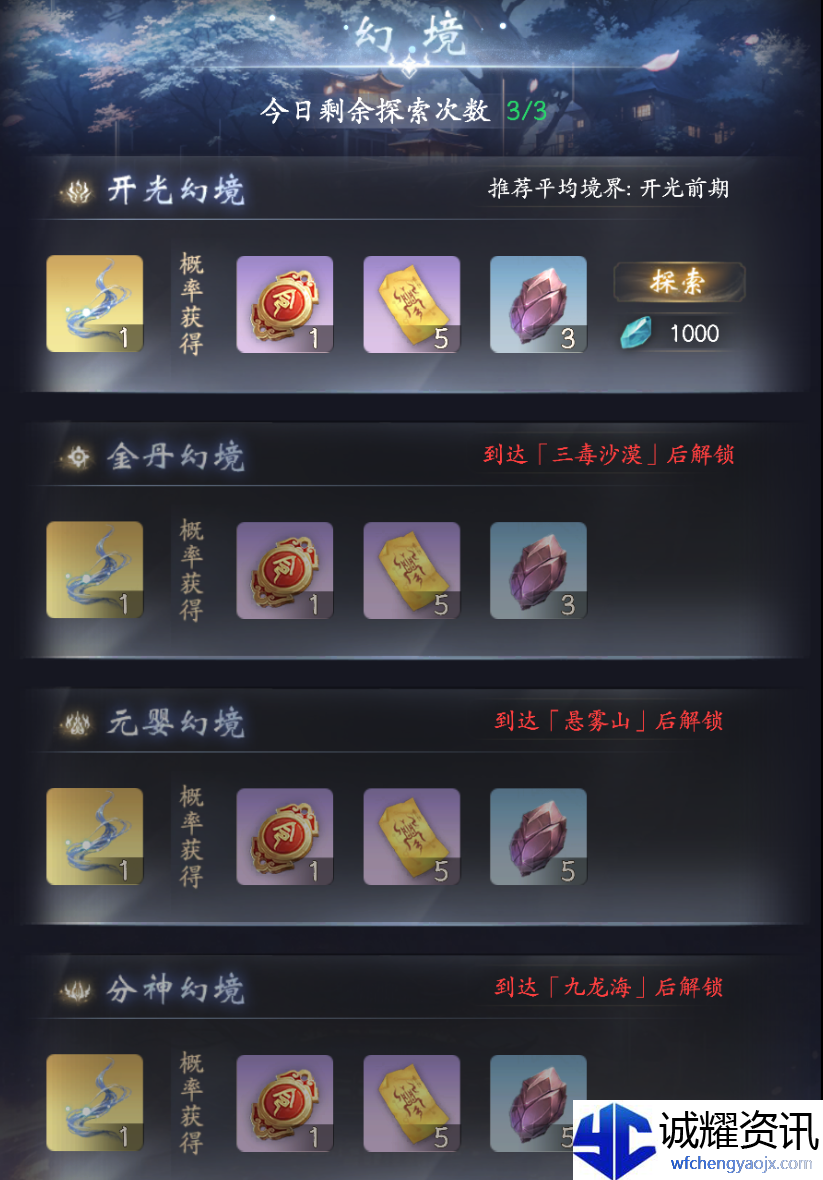 《云深掌门路》幻境玩法介绍