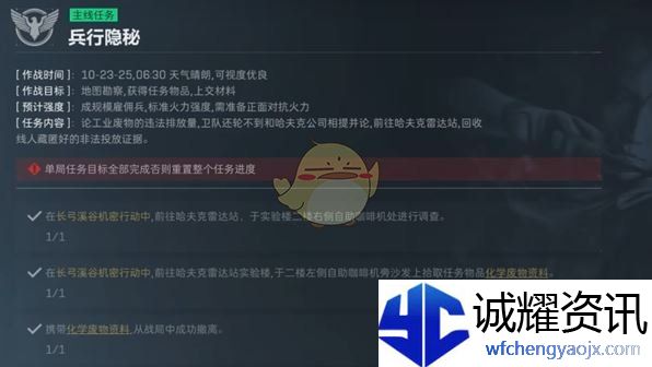 《三角洲行动》后勤部门兵行隐秘任务攻略