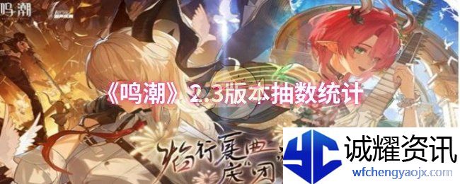 《鸣潮》2.3版本抽数统计