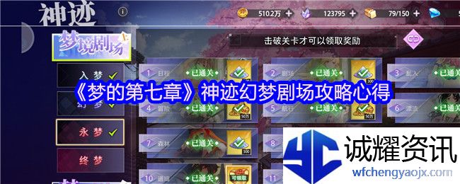 《梦的第七章》神迹幻梦剧场攻略心得