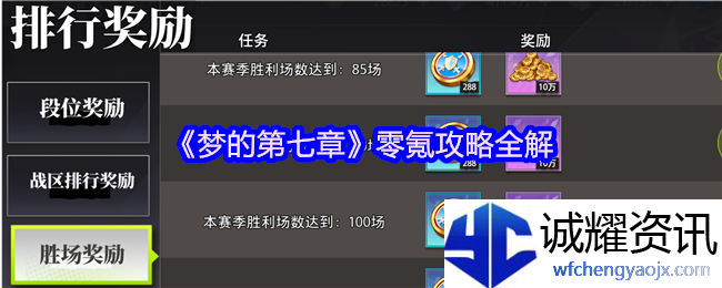 《梦的第七章》零氪攻略全解