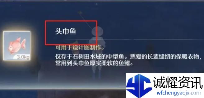 无限暖暖头巾鱼怎么获得