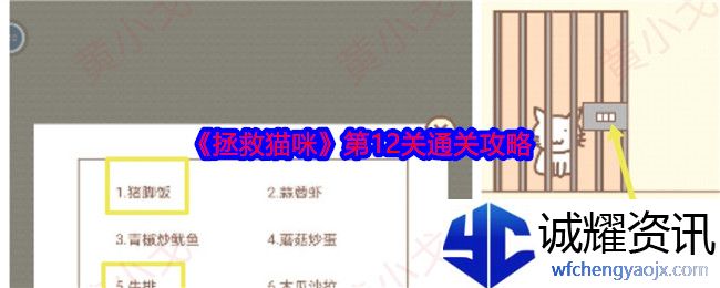 《拯救猫咪》第12关通关攻略