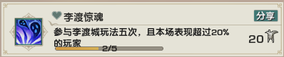 《剑网3》乐游记李渡鬼域成就获取攻略