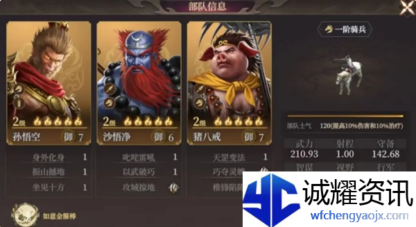 《封神：开天》西游三兄弟阵容搭配攻略