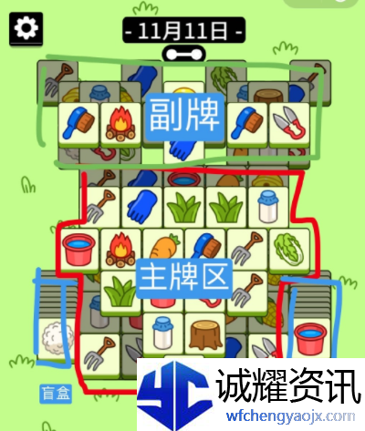羊了个羊游戏11.11第二关怎么过