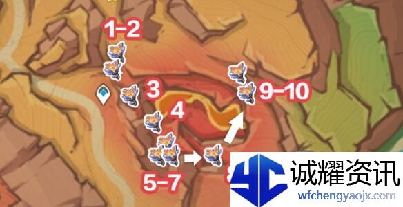 原神云岩裂叶哪里多