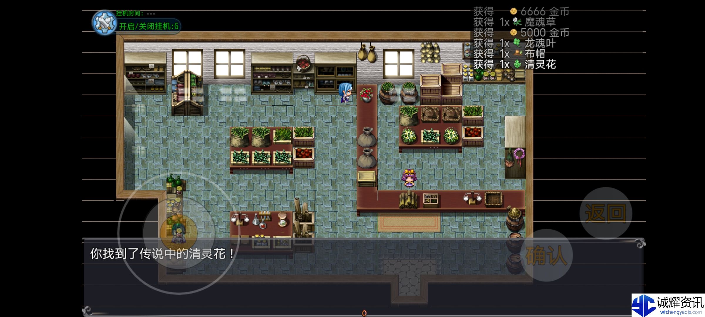 《云殇大陆》新手村隐藏属性果子位置