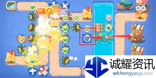 保卫萝卜4阿波道长第44关攻略