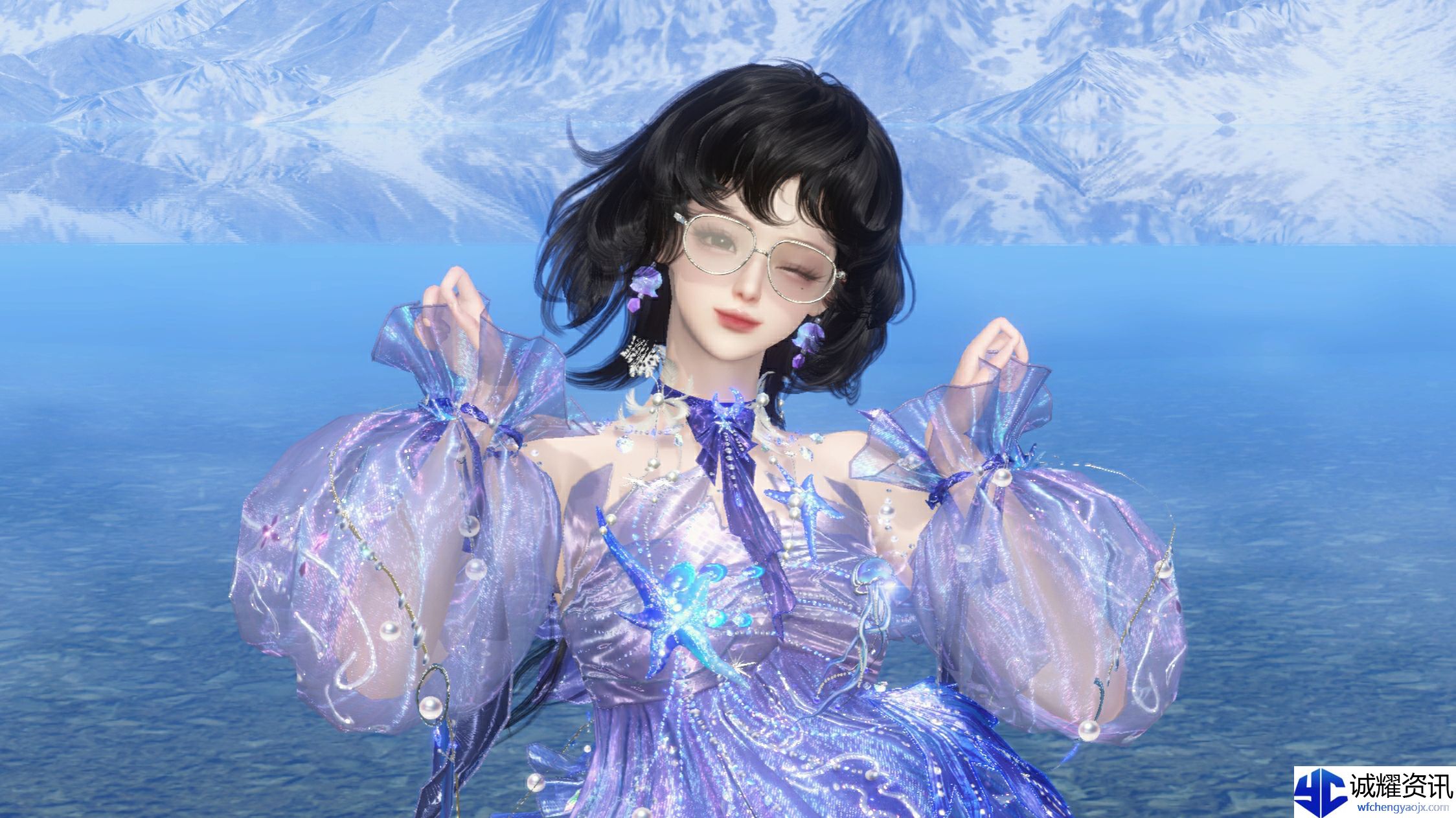 《逆水寒手游》全新时装海月漫歌专属动作一览