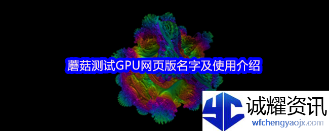 蘑菇测试GPU网页版名字及使用介绍