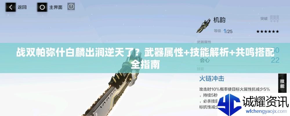 战双帕弥什白麟出涧逆天了