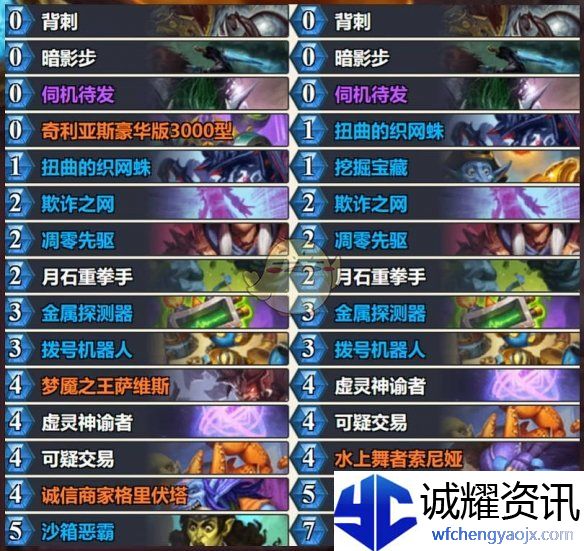 《炉石传说》32.0.3补丁盗贼卡组推荐