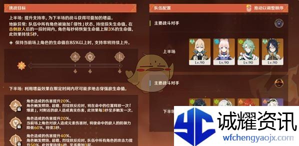 《原神》无极限超激格斗赛第三天满分过关攻略