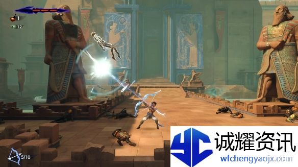 《波斯王子：失落的王冠》藏经殿三分身谜题攻略