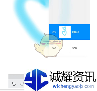 《画世界》向下合并图层方法