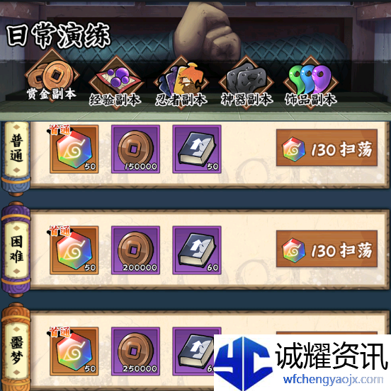 《火影忍者：木叶高手》每日必做事情和顺序一览