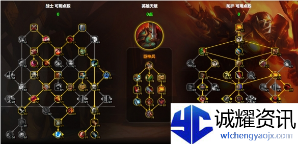 魔兽世界防战天赋怎么加点