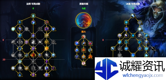 魔兽世界冰法天赋怎么加点