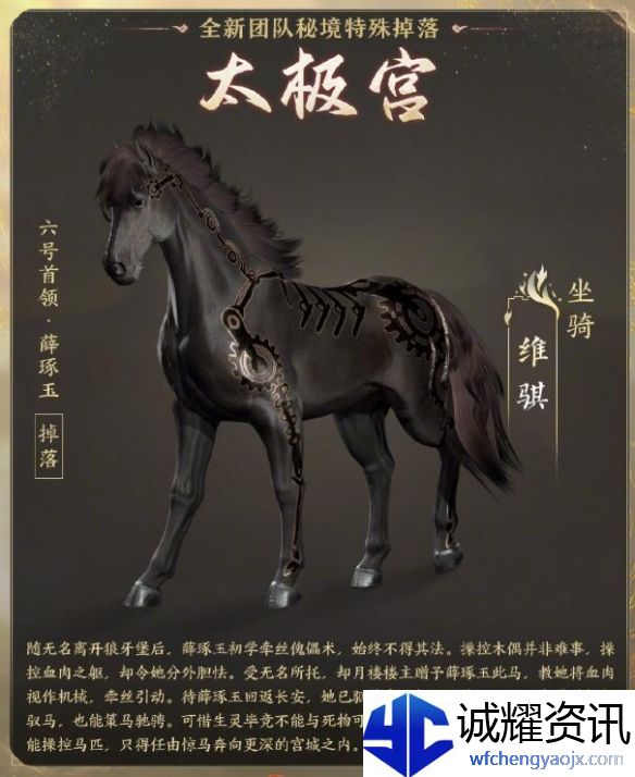 《剑网3》太极秘录版本团队秘境特殊掉落一览